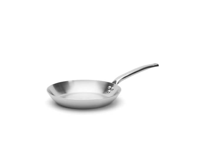 De Buyer - Poêle à frire en inox 3 couches ALCHIMY - 28 cm - Fabriquée en France\, Maîtrise de la Cuisson\, Inox 18/10\, Tous Feux + Four\, Finition Poli Brossé