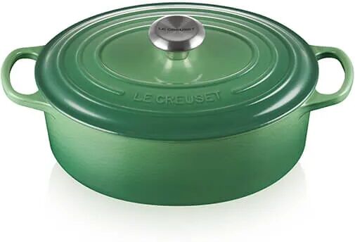 Le Creuset Signature Bamboo Cast Iron 27cm Oval Casserole