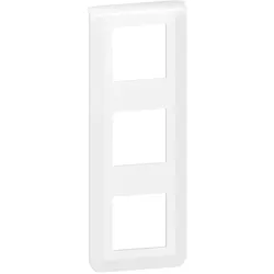Legrand 078823L Mosaic Rahmen 3x2-modulig, vertikal Farbe: Ultraweiß