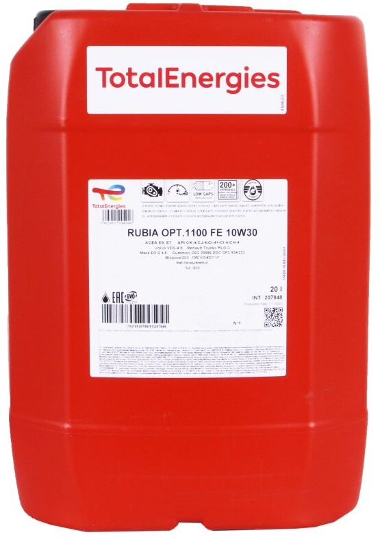 Motoröl TotalEnergies 2226629 RUBIA OPTIMA 10W30 20L