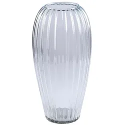 Vase Wasserfall 26 cm Glas Transparent Klar S (Small)