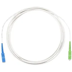 D2 Diffusion Cordon fibre compatible pour Box (Free) jarretière optique 3m (Blanc) (3 m), Netzwerkkabel