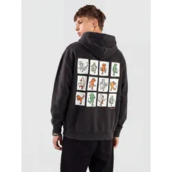 A.LAB Foot Bag Squad Boxy Hoodie vintage black Gr. L