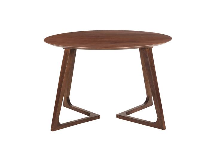 Table design ronde en bois massif L115 cm BANDOL