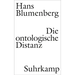 Die ontologische Distanz, Fachbücher von Hans Blumenberg