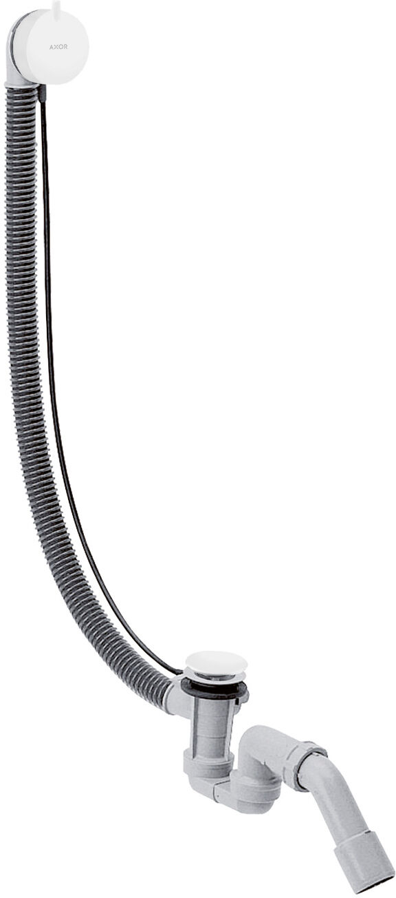 Hansgrohe Flexaplus set complet 58318700 set de vidage et trop-plein, blanc mat