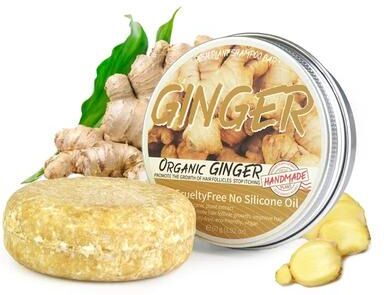Inspired Finds PureHerb Ginger Polygonum & Lavender Hair & Body Soap Bar Cold Processed Plant Treatment ginger