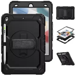 Deqster 360 RUGGED CASE 10.9IN (10. (Apple iPad Air 13 2025), Tablet Hülle, Schwarz