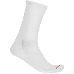 Castelli, Unisex, Sportsocken, A/C 18 Sock (44 - 47), Weiss