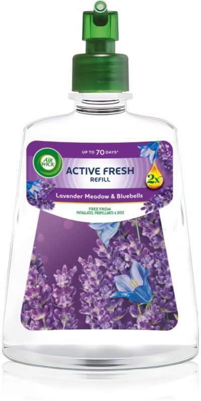 Air Wick Active Fresh Lavender Meadow & Bluebells désodorisant recharge 228 ml