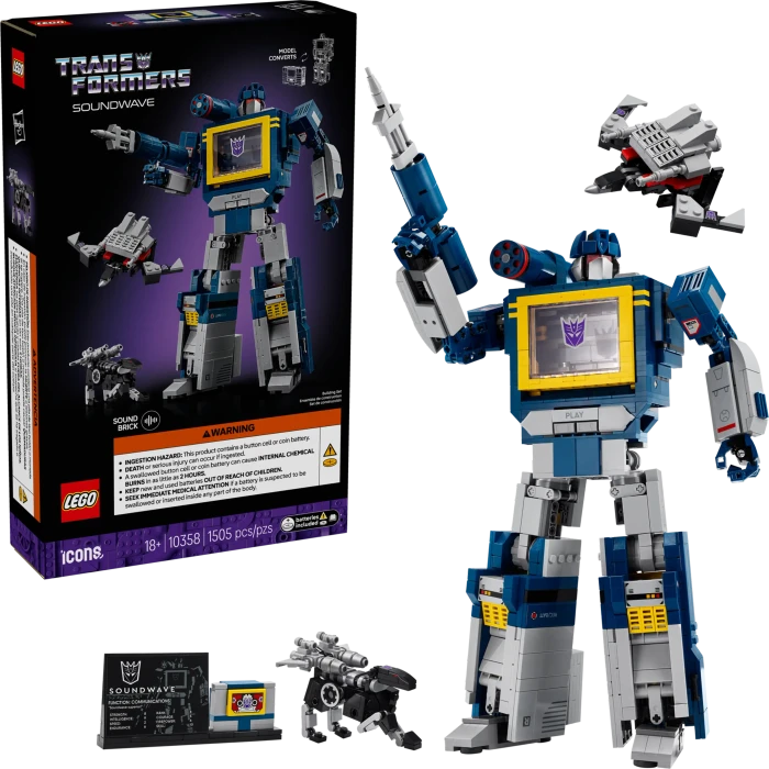 LEGO Icons 10358 Transformers: Soundwave