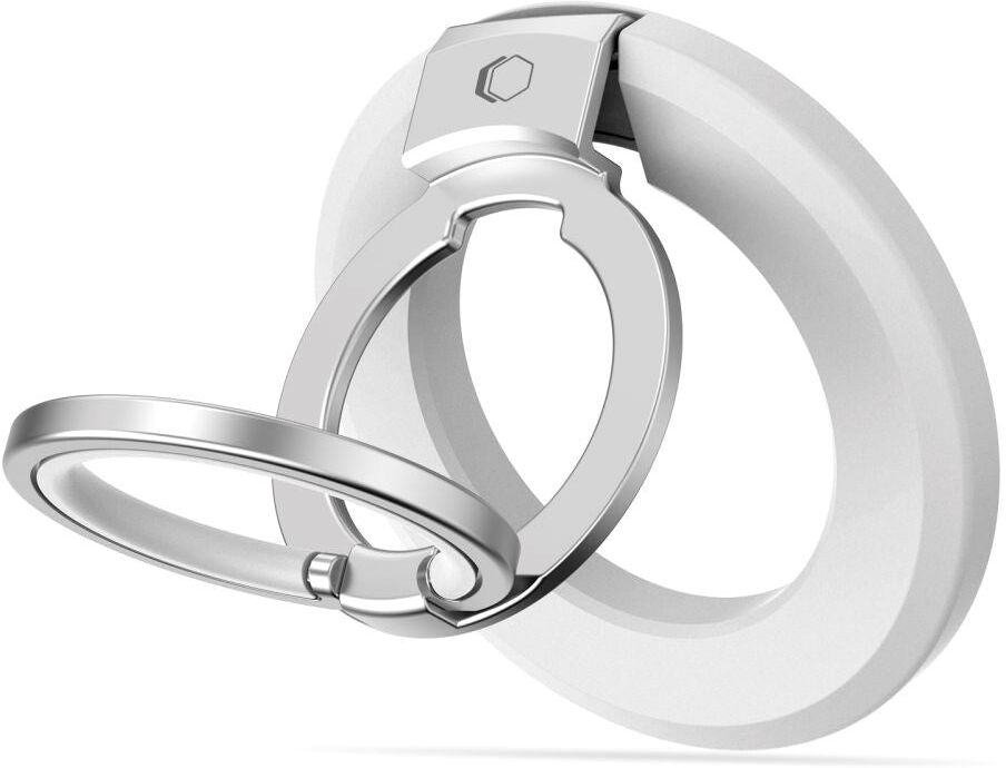 Tech-Protect Magnetisk Finger Ring - Mobil - MagSafe Kompatibel - Hvid
