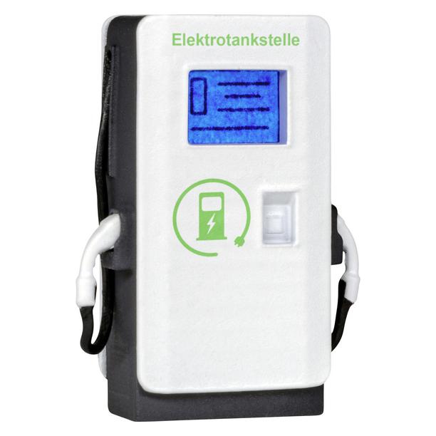 Viessmann Modelltechnik 1365 H0 E-Ladesäule mit LED-Beleuchtung Fertigmodell (1365)