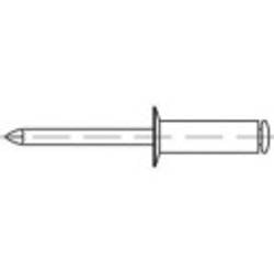 TOOLCRAFT 160200 Offene Blindniete (Ø x L) 3 mm x 10 mm Aluminium Stahl 500 St.