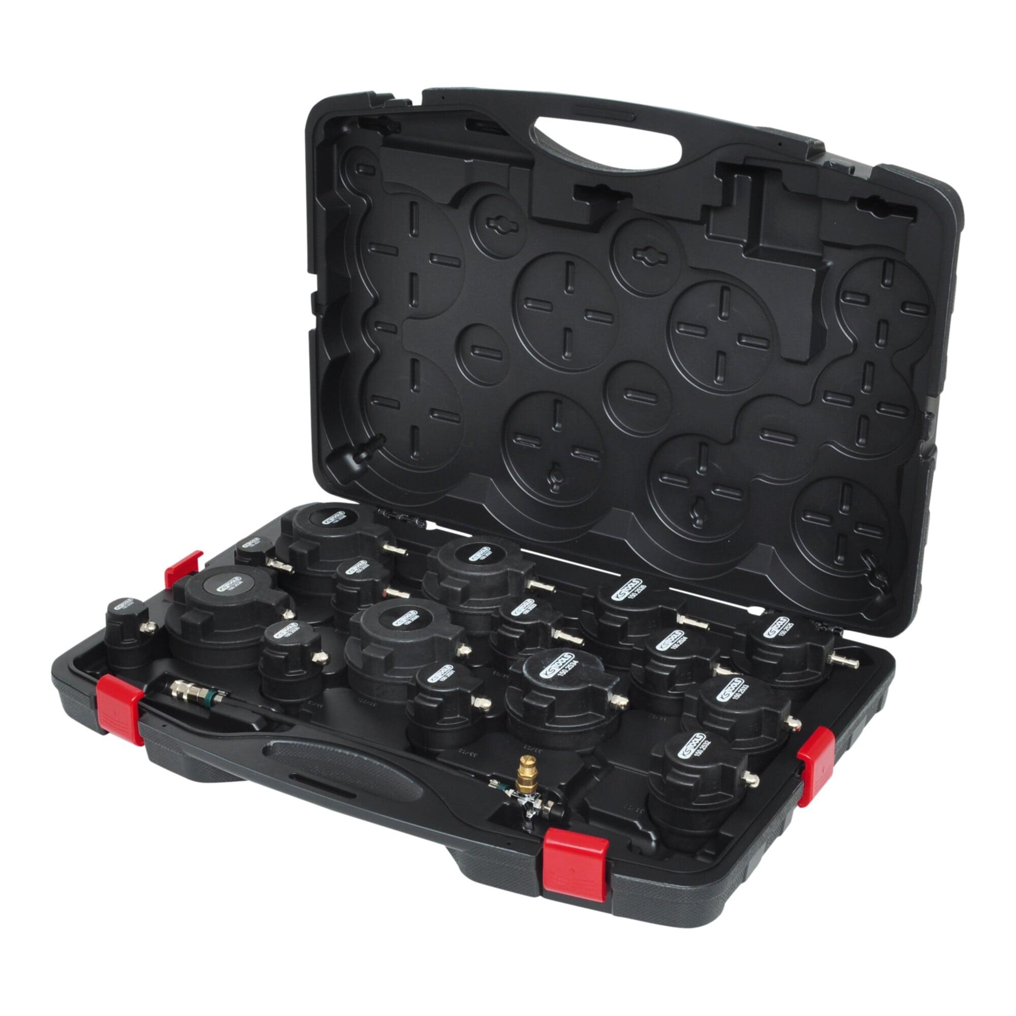 KS Tools Turbolader-Ladeluft-System-Prüfkoffer-Satz, 17-tlg. (150.2520)