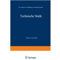 Technische Statik, Fachbücher von Wilhelm Schlink