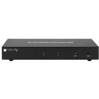 Techly KVM Switch, 2 Port, Display Port 1.2