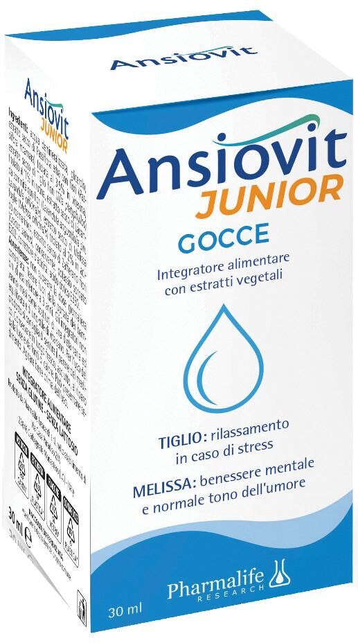 PHARMALIFE RESEARCH Srl ANSIOVIT JUNIOR GOCCE 30ML