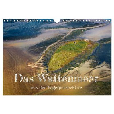 Das Wattenmeer aus der Vogelperspektive (Wandkalender 2027 DIN A4 quer), CALVENDO Monatskalender