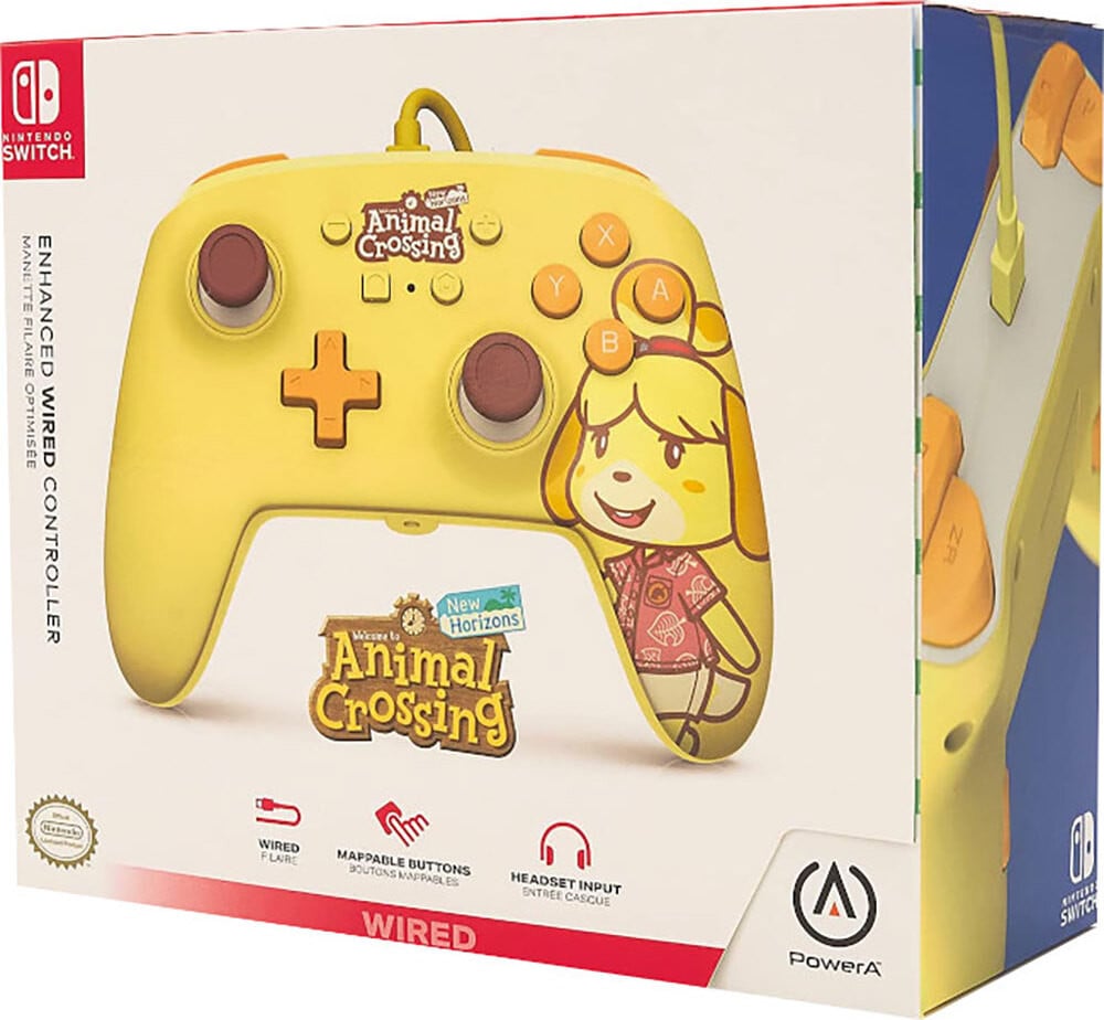 PowerA Gamepad voor Nintendo Switch met D-pad, Home-knop en USB-kabel