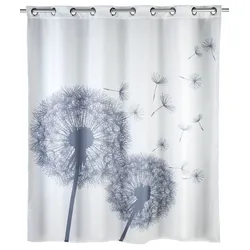 WENKO Duschvorhang Astera 180 x 200 cm Polyester Weiß