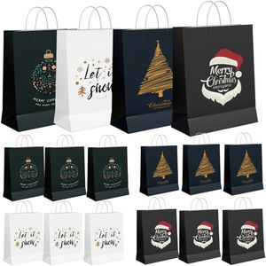 TK-Gruppe Geschenktüte Weihnachten modern, Geschenktasche, 17 x 23cm, sortiert, 12 Stück