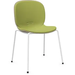 Profim Noor 6055SB Konferenzstuhl Besucherstuhl, 4-Fuß, 3D-Furnierschale, Sitz- und Rückenpolster frei konfigurierbar