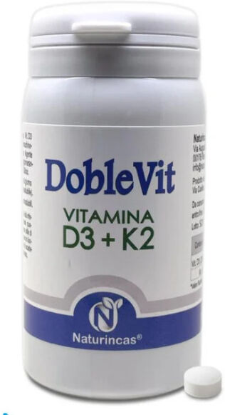 NATURINCAS Sas DobleVit Naturincas Vitamina D3 K2, 60 compresse orosolubili