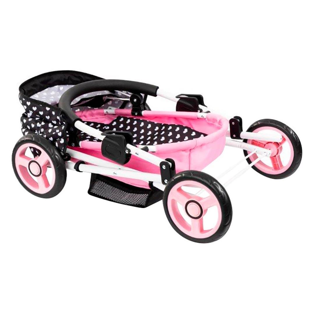 Bayer Gemütlicher schwarzer Puppenwagen (12760AA)