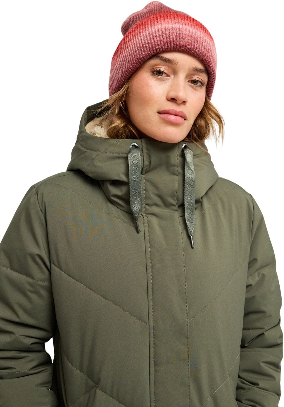 Outdoorjacke ROXY "Ellie 5K", Damen, Gr. M, beetle, Obermaterial: 100% Polyester., Jacken Outdoorjacke