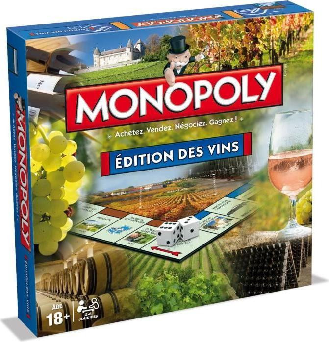 Winning Moves Monopoly Éditions des Vins Gezelschapsspel Franse versie