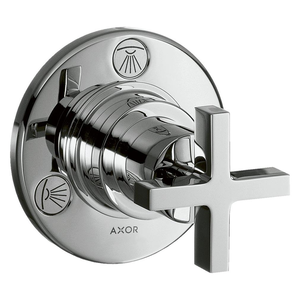 Axor Ab-/Umstellventil CITTERIO T/Q Unterputz mit Kreuzgriff chrom (39925000)
