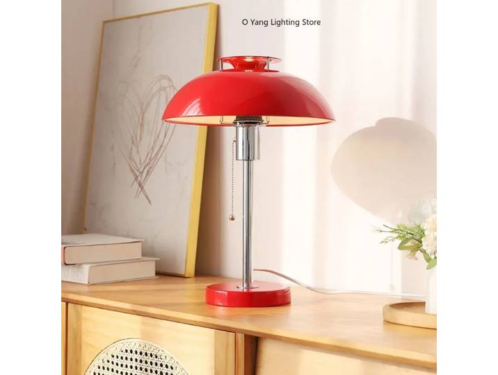 Lampe de Table Bauhaus Vintage design LED E27 rétro atmosphère lampes de bureau salon décoration chambre chevet Studio