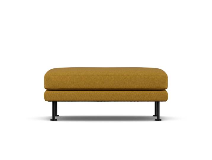 1898 Repose-pieds Bredhult Luiza Mustard 3972-acier noir