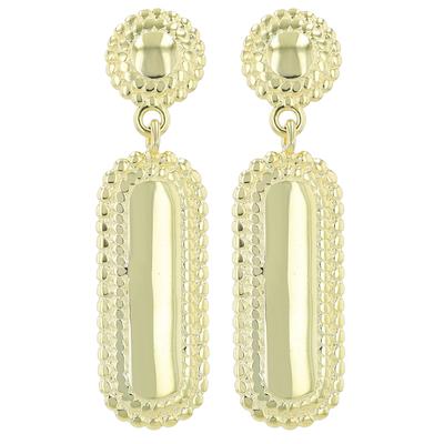 Paar Ohrhänger ADELIA´S "Ohrringe – Ohrhänger aus 925 Silber", Damen, Gr. Damen, Silber 925 (Sterlingsilber), gold, Ohrringe, Ein kleines Geschenk mit großer Wirkung