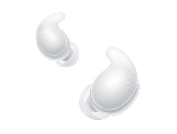 Sony LinkBuds Fit – Volledig draadloze Bluetooth-oordopjes met ruisonderdrukking – wit