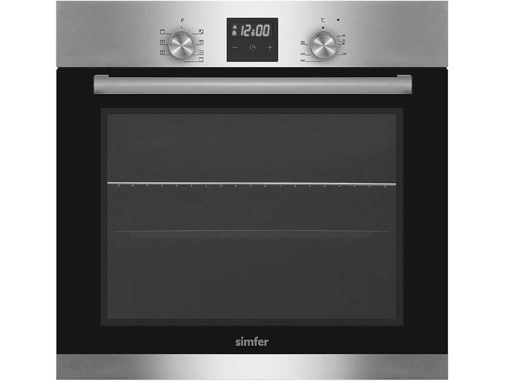 Simfer Elektro-Kochfeld SMF-BO 6029, SMF-BO 6029, Digitaler Timer mit Touch Control, Seitengitter, Emaillierter Garraum