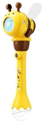 Uplift Treasures Automatic Light Up Bubble Machine For Kids yellow Upgraded
