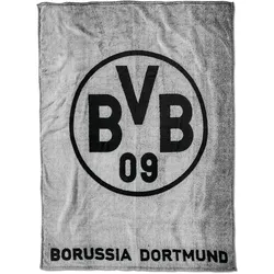 Fleecedecke BVB grau - bunt