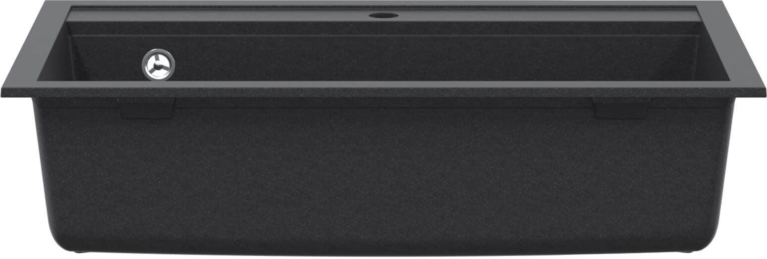 vidaXL Évier de cuisine simple bac Granite 79,5 x 50,5 x 20 cm
