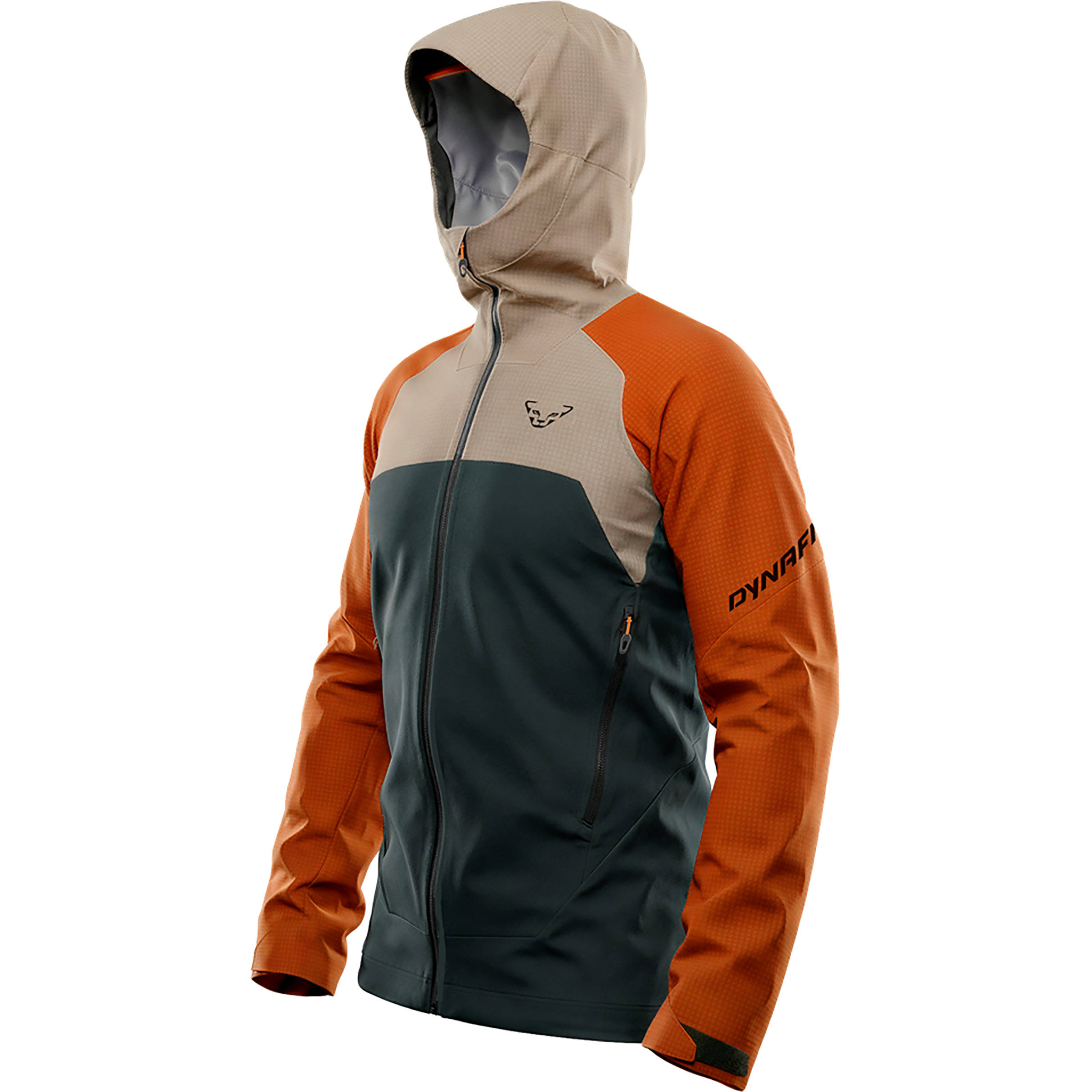 Dynafit Radical 3L Herren Regenjacke beige Größe M Trekking Winddicht Wasserabweisend