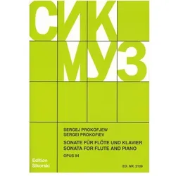 Sonate op.94 für Flöte und Klavier, Fachbücher