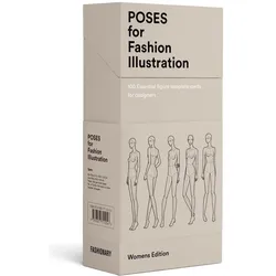Poses for Fashion Illustration (Card Box), Sachbücher von Collectif