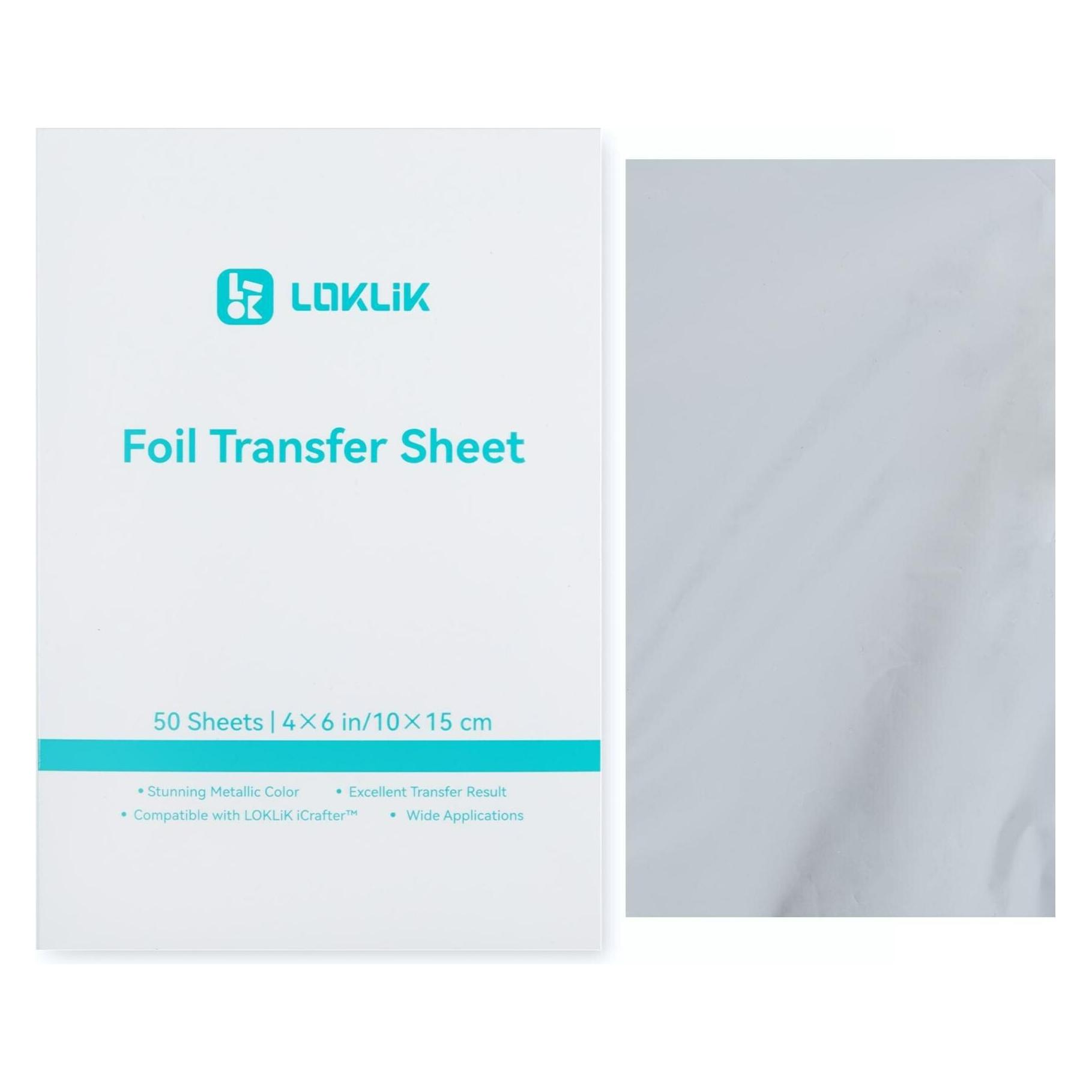 Loklik Foil Transfer Sheets - 50 Pack (SG-YBZ-0002-US-L-B2B)