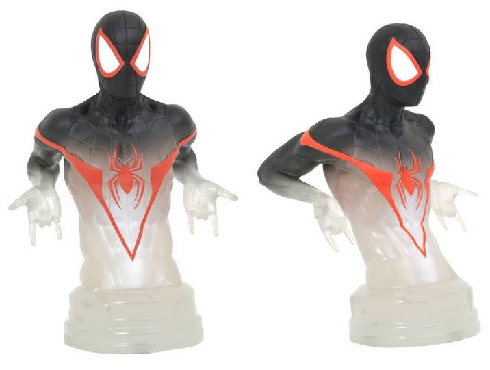 Diamond Select Actionfigur SDCC 2021 MARVEL COMIC CAMOUFLAGE MILES MORALES BÜSTE