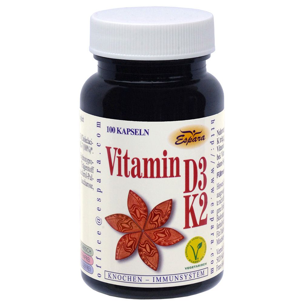 Vitamin D3-K2 Kapseln 100 St