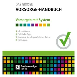Das Grosse Vorsorge-Handbuch, Fachbücher von Bundesanzeiger Verlag
