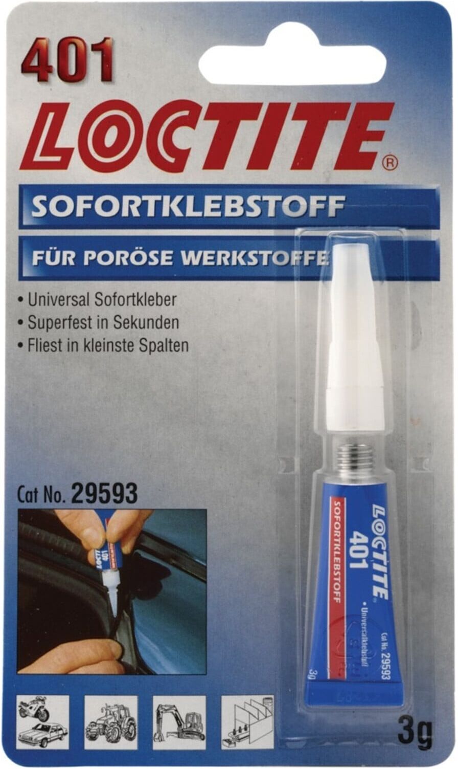 Loctite 401 Sofortkleber farblos 5gr Flasche VE12 (195905)