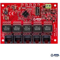 NoName SWITCH 5-PORTOWY POE ATTE xPoE-5-50-OF (5 Ports), Netzwerk Switch, Schwarz