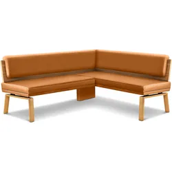 Eckbank Variano MATCH IV (BHT 181x88x156 cm) - Bezug: Leder - BHT 181x88x156 cm